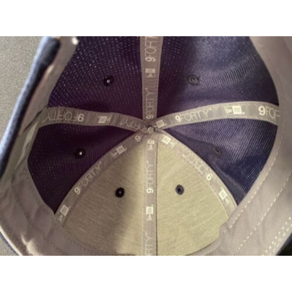 New Era Golf AJGA Navy Logo Hat Strap Back Adjustable Cap Magnetic Bill - Picture 6 of 6